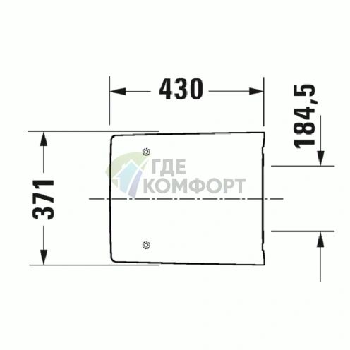 Сиденье для унитаза Duravit Viu без микролифта, петли из нержавеющей стали, белый цвет (21210000) - фото 2