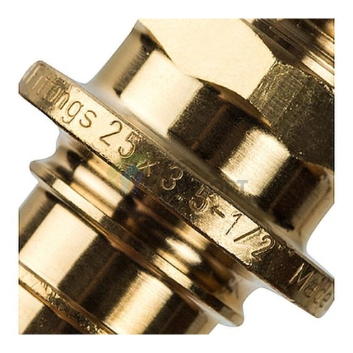 Переходник для труб из сшитого полиэтилена STOUT с наружной резьбой НР 25 x R 1/2 аксиальный - фото 4