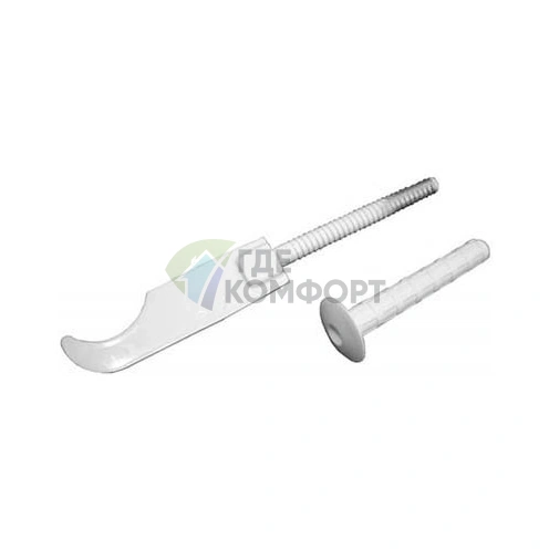 Кронштейн анкерный Теплоприбор Сабля GRкаб-СА-белый - фото 1