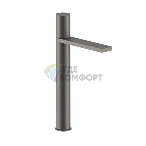 Смеситель для раковины Fantini Milano Matt Gun Metal PVD с высоким изливом (31 P5 3006WF) - фото 1