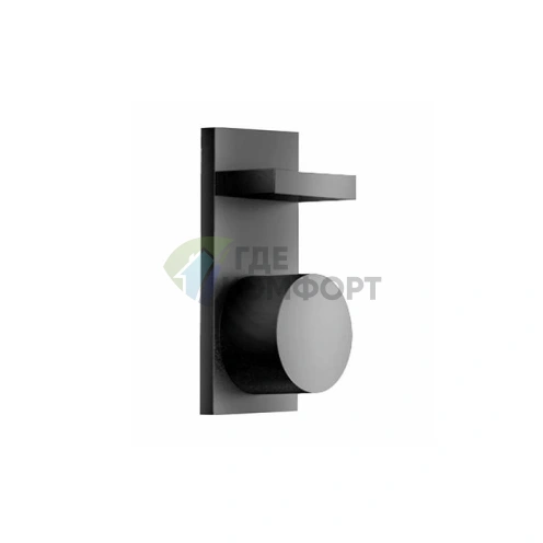 Смеситель для душа Fantini AK/25 встраиваемый, на 2 выхода, цвет Matt Gun Metal (48 P5 T085B) - фото 1