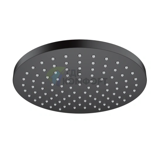 Верхний душ HG Vernis Blend d200 мм EcoSmart, черный матовый (26277670) - фото 1