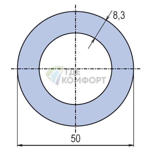 Труба PP-RCT WAVIN Ekoplastik PN20 50x8-3 фото 2