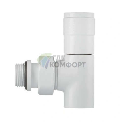 Набор дизайн-вентилей Royal Thermo PIANO 1/2 белый, RTE 56.0012, НС-1422581 - фото 6