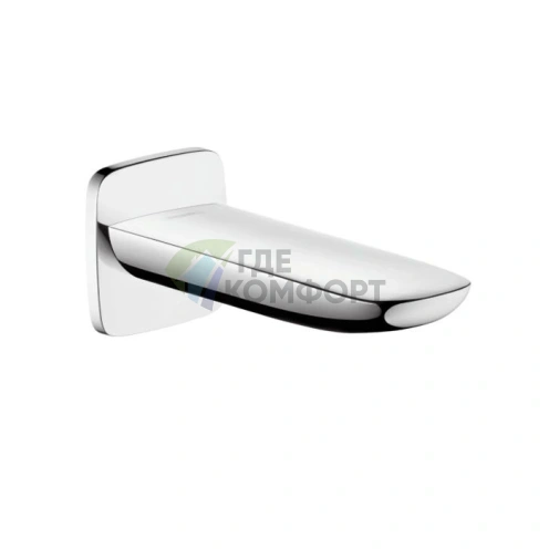 Излив для ванны Hansgrohe PuraVida 196 мм хром (15412000) - фото 1