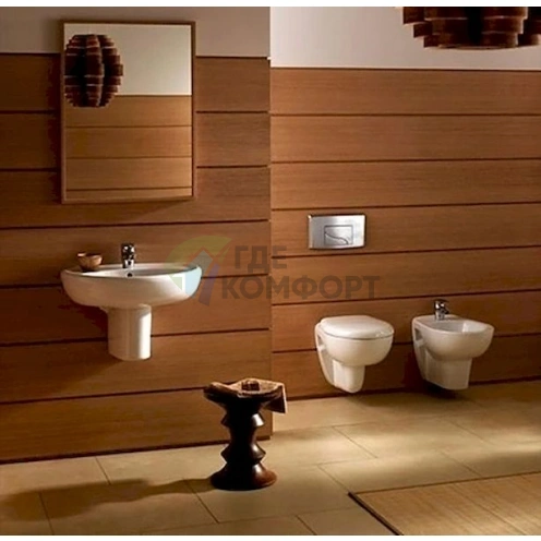 Подвесной унитаз Jacob Delafon Mideo E4345G-00 — стиль и комфорт - фото 3