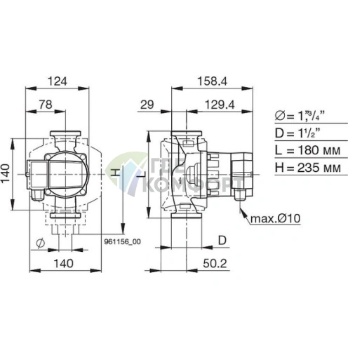 Циркуляционный насос Biral AX 12-1 - фото 4