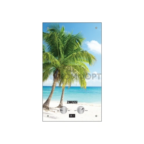 Газовая колонка Zanussi GWH 10 Fonte Glass Paradiso фото 1