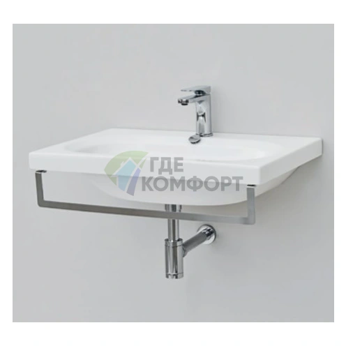 Раковина Artceram Blend подвесная-накладная-встроенная с 1 отв под смесительитель 71х45см цвет белый - фото 3