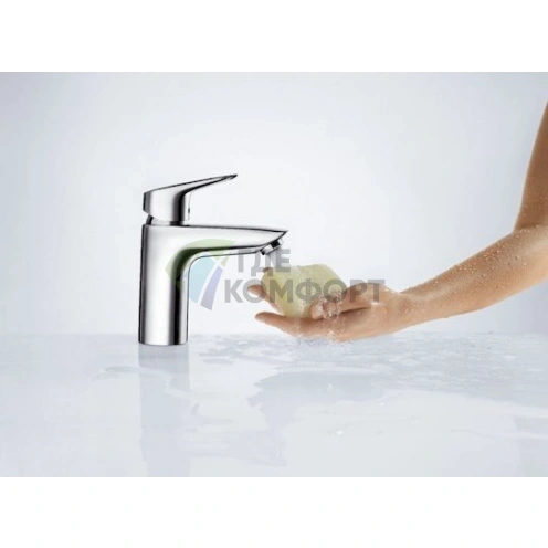 Смеситель для раковины Hansgrohe Logis 71100000: эргономичный и практичный - фото 3