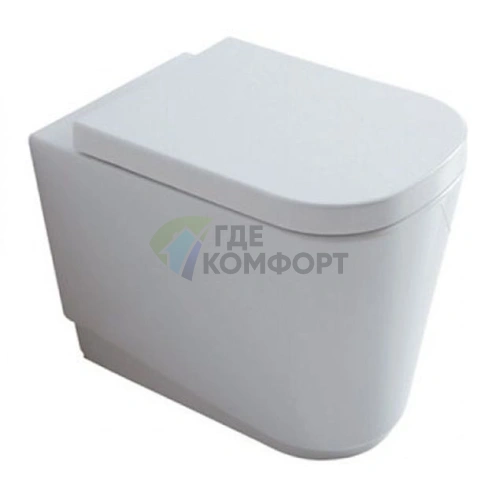 Приставной унитаз Galassia Meg11/5409: современный, компактный и эргономичный - фото 1