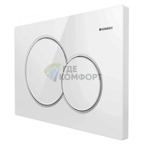 Кнопка смыва Geberit Sigma 01 115.770.11.5 белая - фото 2