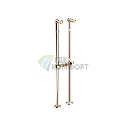 Комплект золотых опор для напольного смесителя Gattoni Accessori (2 шт.) (1545/00D0oro) - фото 1