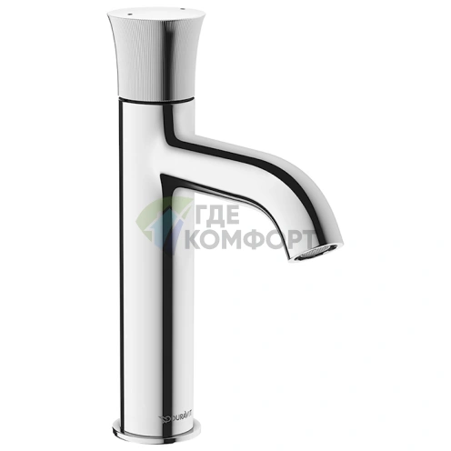 Смеситель для раковины Duravit White Tulip, хром, без донного клапана (WT1020002010) - фото 1