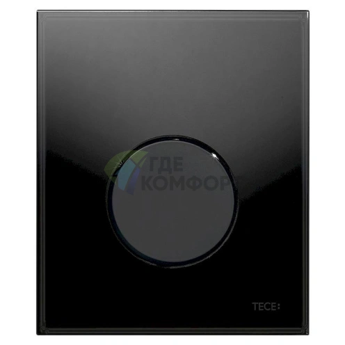 Кнопка смыва для писсуара TECE Loop Urinal 9242657 черная - фото 1