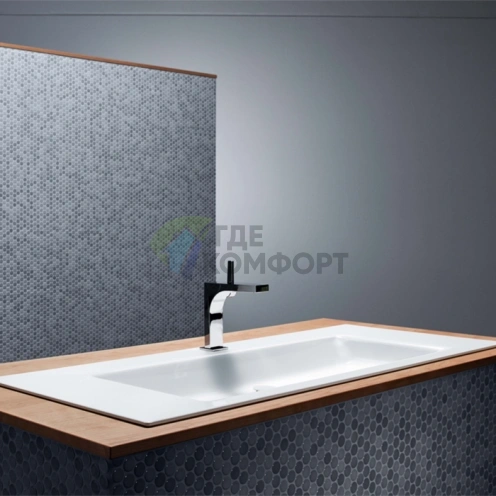 Раковина BETTEAqua встраиваемая 120х49 5х9 cм с 1 отв под смесительитель без перелива с крепежом цвет белый - фото 1