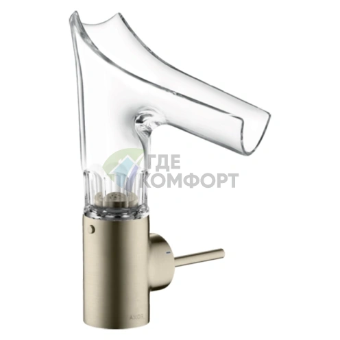 Смеситель для раковины AX Starck V 140, однорычажный, шлифованный никель (12123820) - фото 1