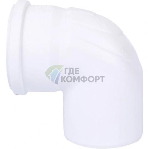 Отвод канализационный Raupiano Plus 110х87° REHAU (РЕХАУ - 11234641001) - фото 2