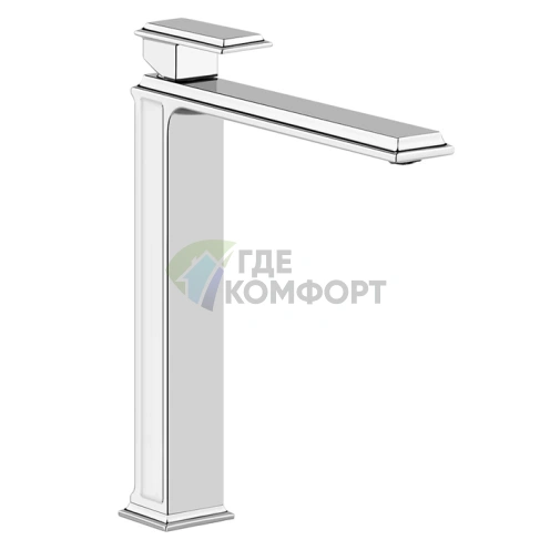 Смеситель для раковины Gessi Eleganza высокий без донного клапана хром (46004#031) - фото 1