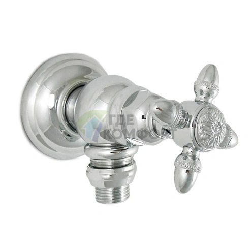 Запорный клапан для стиральных машин Nicolazzi Impero хром (1247CR36) - фото 1