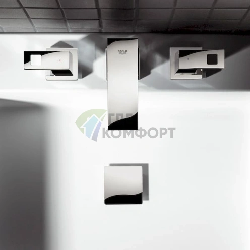 Смеситель для раковины Grohe Eurocube 20351000: однорычажный, хром - фото 5