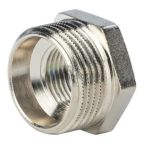 Футорка STOUT 2 x 3/4 никелированная - фото 3