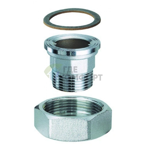 Переходник НР 1 1/2 х 1 для циркуляционного насоса с гайкой Far - фото 1