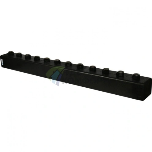 Коллектор распределительный стальной 6 отопительных контуров в теплоизоляции DN 25 STOUT - фото 4