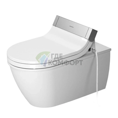 Унитаз подвесной Duravit Darling New с вертикальным смывом и системой крепления Durafix (2544090000) - фото 1