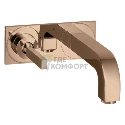 Смеситель для раковины AX Citterio в цвете полированное золото (39112300) - фото 1