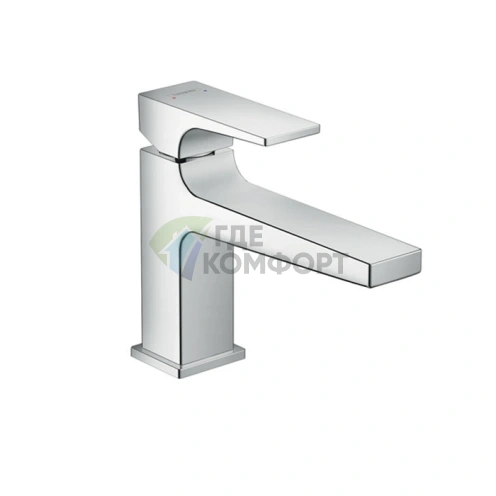 Смеситель для раковины Hansgrohe Metropol 100 с донным клапаном Push-open, хром (32502000) - фото 1