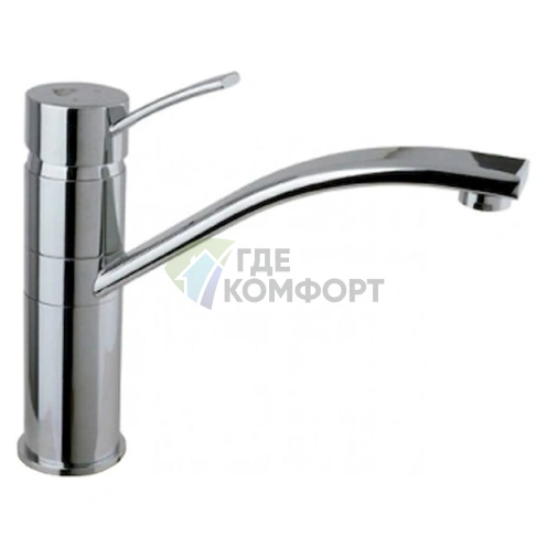 Кухонный смеситель Timo Berta 0303 FN с высоким изливом и однорычажным механизмом - фото 1