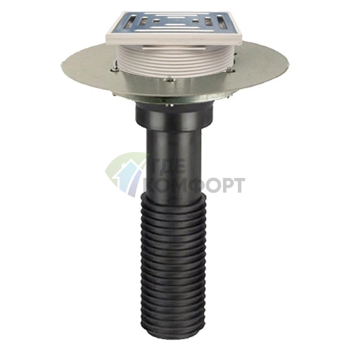 Кровельная воронка HL69BP с трапом - фото 1