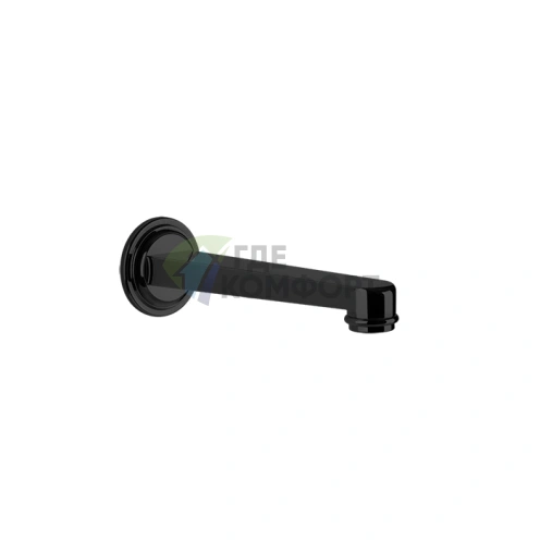 Настенный излив для ванны GESSI VENTI20, 20.9 см, цвет Black XL (65103#299) - фото 1