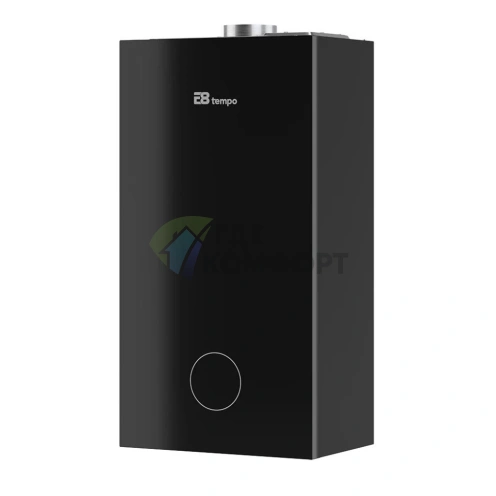 Настенный газовый котел E8 tempo GHC24V (черная стеклянная панель) - фото 1