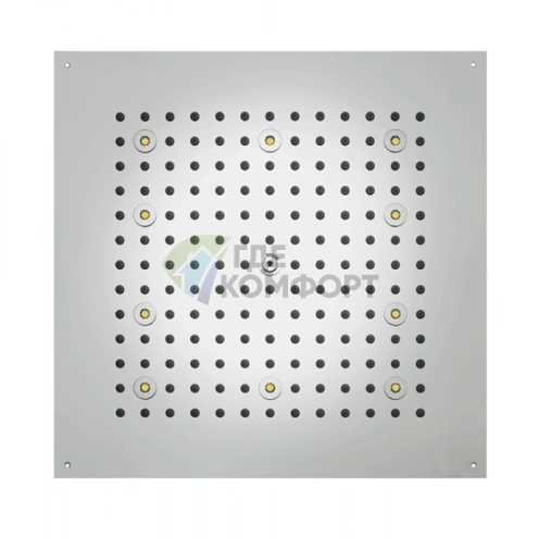 Верхний душ BOSSINI DREAM-CUBE 470x470 мм с LED RGB подсветкой и хромотерапией (H37456.030) - фото 1