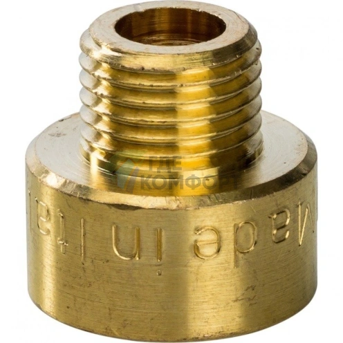 Переходник STOUT ВН 1/2 x 1/4 внутренняя/наружная резьба латунный - фото 8