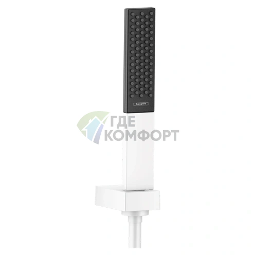 Душевой набор HG Rainfinity с ручной лейкой и держателем, белый матовый (26856700) - фото 1