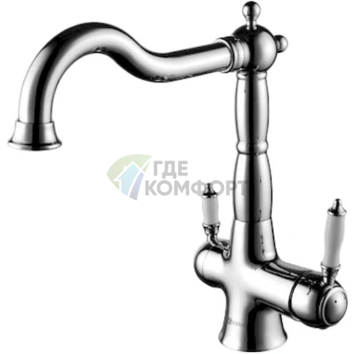 Смеситель Lemark Comfort LM3065C для кухни с вращающимся изливом и экономичным расходом воды - фото 1