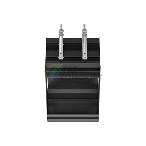Профиль линейный GESSI BINARIO 250 мм для 1 модуля, цвет Black XL, установка Shift-Fix (61002#299) - фото 1