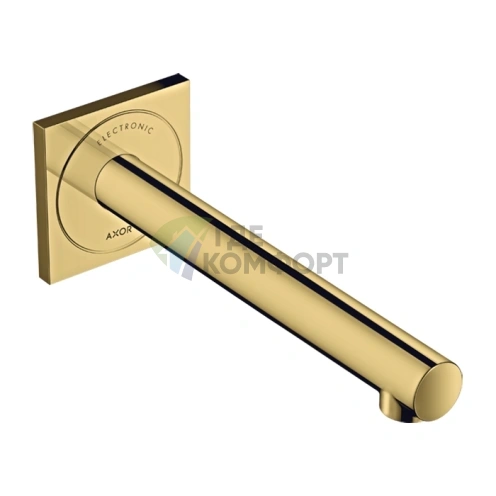 Электронный смеситель для раковины AX Uno в полированном золоте (45111990) - фото 1