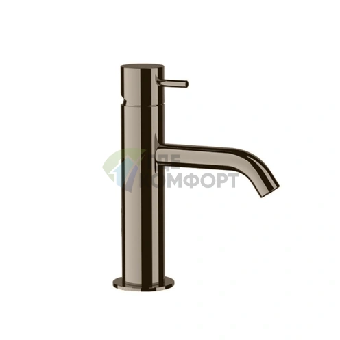 Kerasan Nolita Однорычажный смеситель для раковины без донного клапана, никель (922694 ni) - фото 1