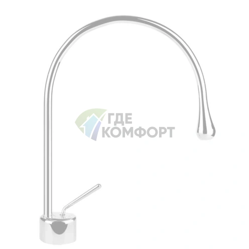 Смеситель для раковины Gessi Goccia белый, на 1 отверстие (33803#279) - фото 1