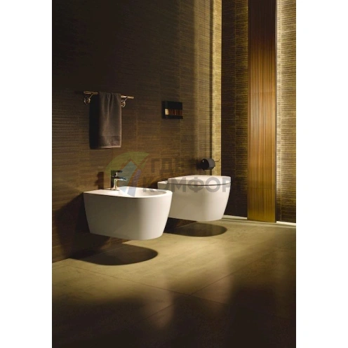 Подвесной унитаз Duravit ME by Starck с инсталляцией (2528090000) - фото 4