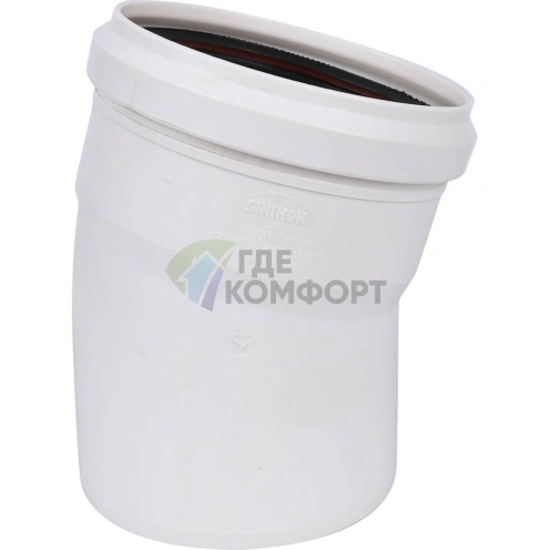 Sinikon 504049.K Отвод D 110 x 15гр - фото 5