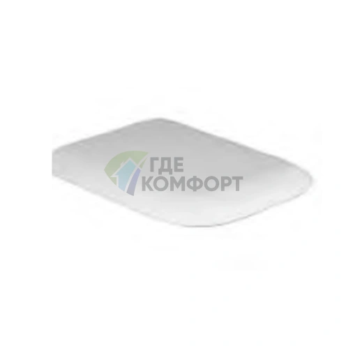 Сиденье для унитаза AZZURRA PRUA с микролифтом (белый/хром) (PRU1800/F bi/cr) - фото 1