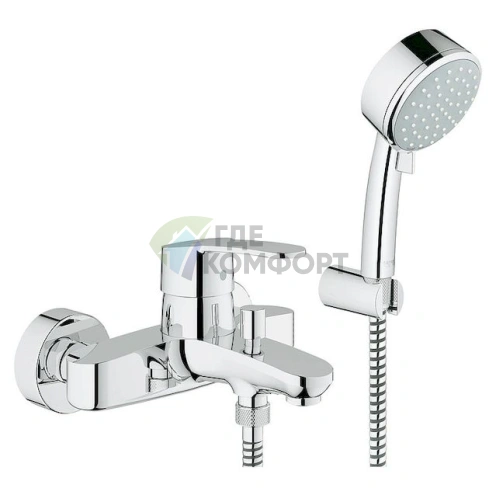 Смеситель Grohe Eurostyle Cosmopolitan 33592002 для ванны с душем и термостатом - фото 1