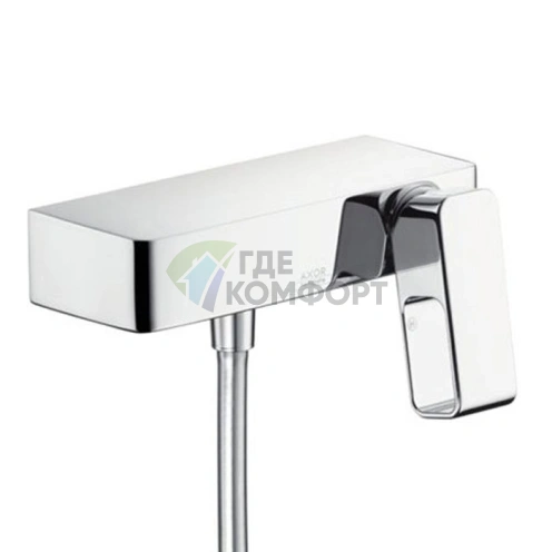 Настенный однорычажный смеситель для душа AX Urquiola в хроме (11620000) - фото 1