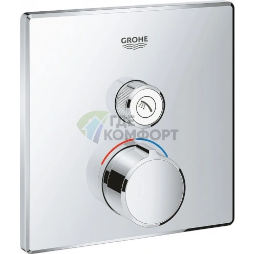 Смеситель для душа Grohe Grohtherm SmartControl 29147000 — интеллектуальный контроль температуры - фото 1