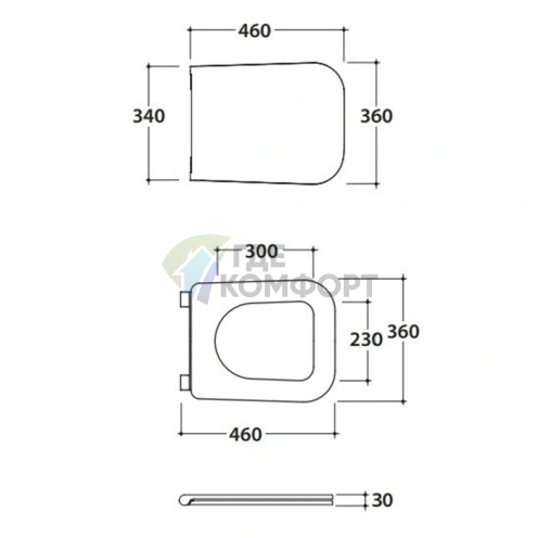 Сиденье для унитаза GLOBO Stone 52 см с микролифтом (белое) STS03/ST004/STS05/ST002 (ST022.BI/cr) - фото 2